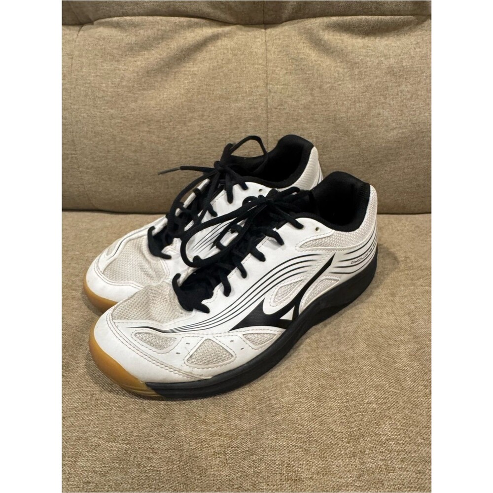 Mizuno Cyclone Speed 3 Volleyball White Black Shoes Size Womens 8.5